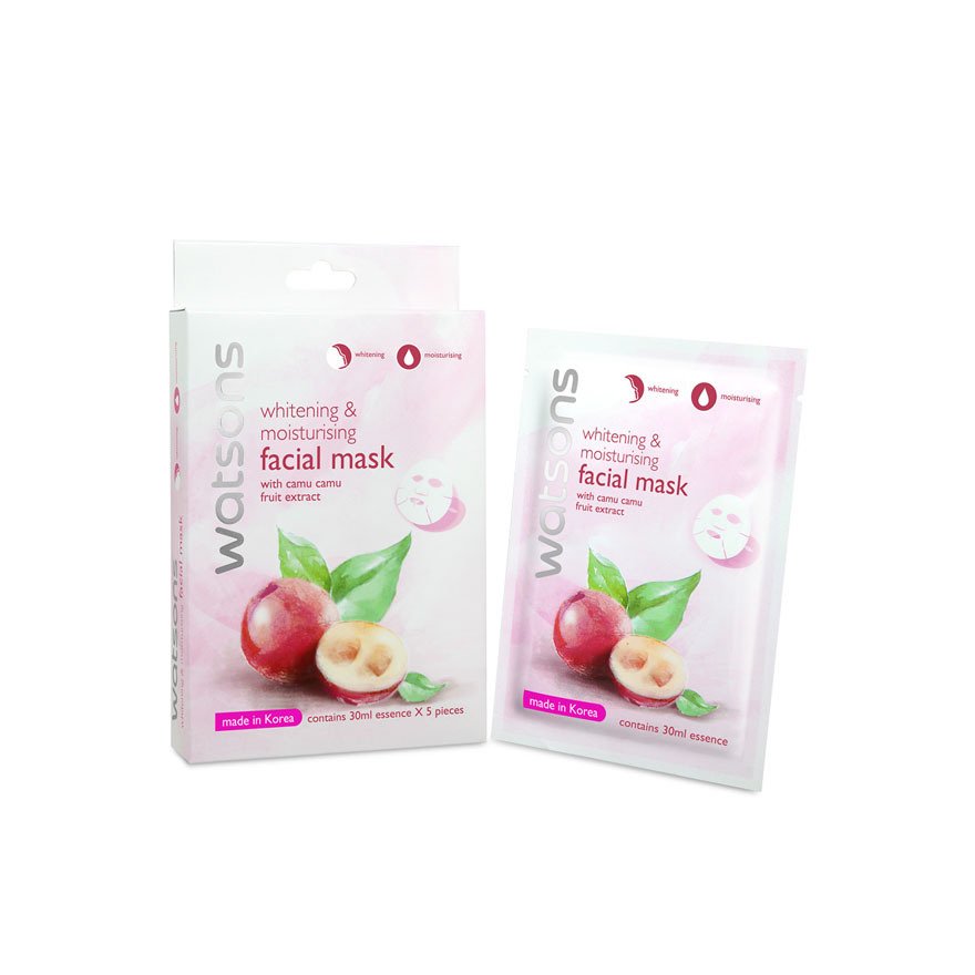 รีวิว Watsons Whitening&Moisturizing Facial Mask