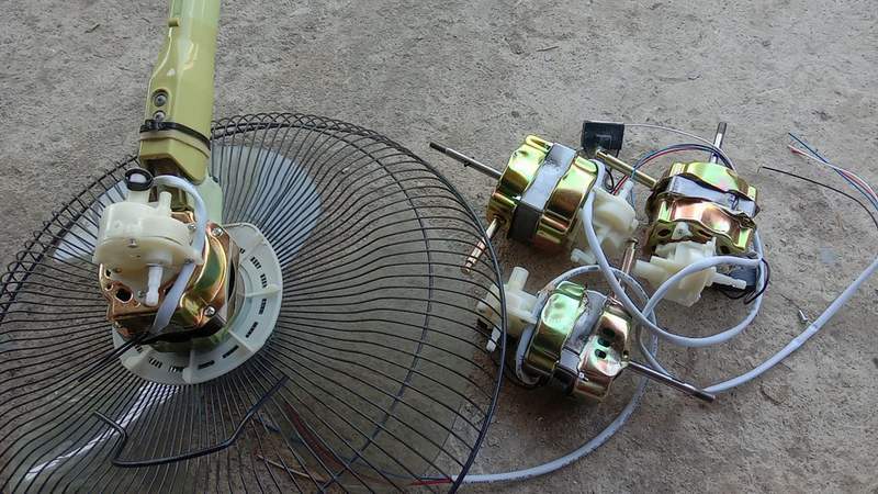 อะไหล่ คอยล์พัดลมตั้งโต๊ง/ตั้งพื้นครบชุด แบบมามาครบชุด อ้างว่าเป็นของฮาตาริ ห่วยแตร่ก....