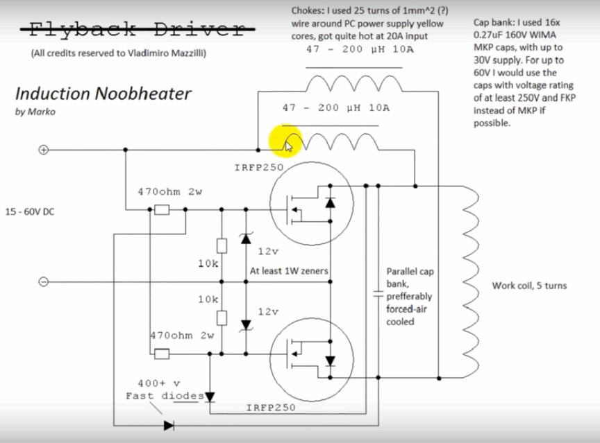 #1 มาทำเครื่องเหนี่ยวนำให้ความร้อนโลหะกันดีกว่า (มีวงจร)