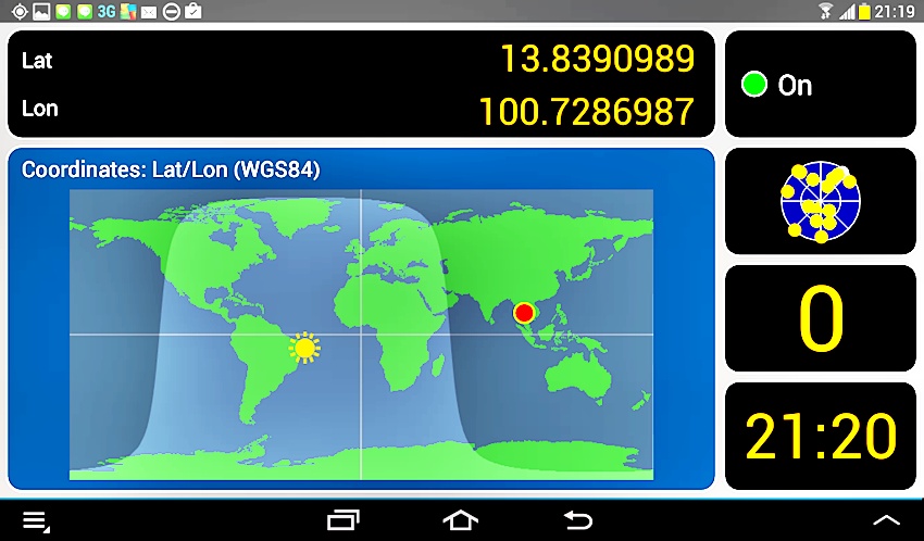GPS TEST แอพติดเครื่องระบบแอนดรอยด์ที่เราแนะนำ สำหรับดูพิกัดGPS