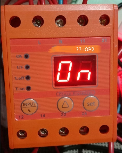 ตัวป้องกันไฟตก/ไฟเกิน/กระแสเกิน Voltage Current Protector (ชิโนไทเมอร์) รุ่น TVPS1-40C, TVPS1-63C, TVPS1-80C