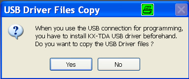 การติดตั้งโปรแกรม Panasonic (PBXUnified)