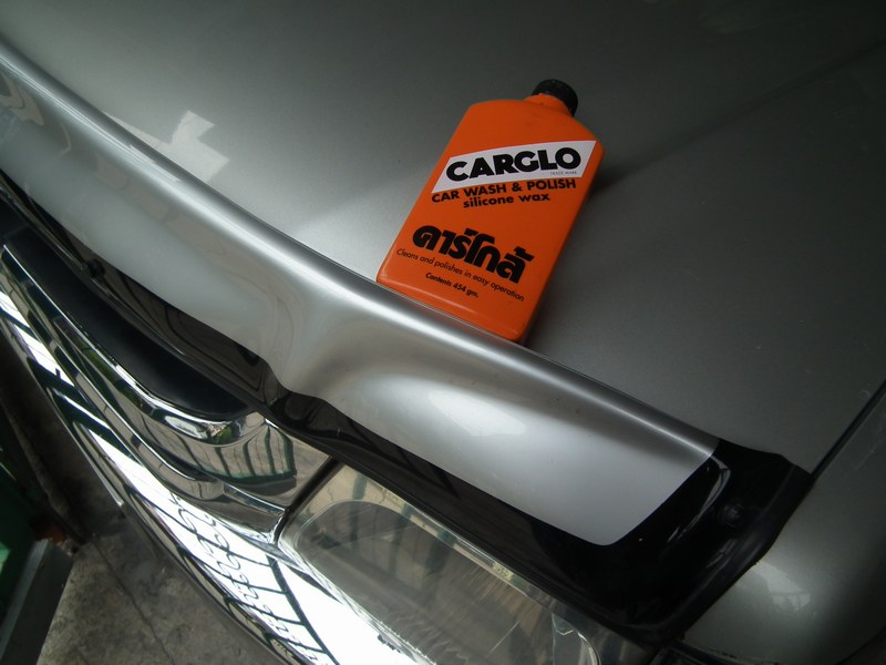 น้ำยาขัดโคมไฟหน้ารถเหลือง (อย่างง่าย)