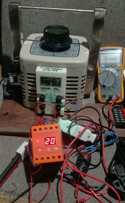 ตัวป้องกันไฟตก/ไฟเกิน/กระแสเกิน Voltage Current Protector (ชิโนไทเมอร์) รุ่น TVPS1-40C, TVPS1-63C, TVPS1-80C